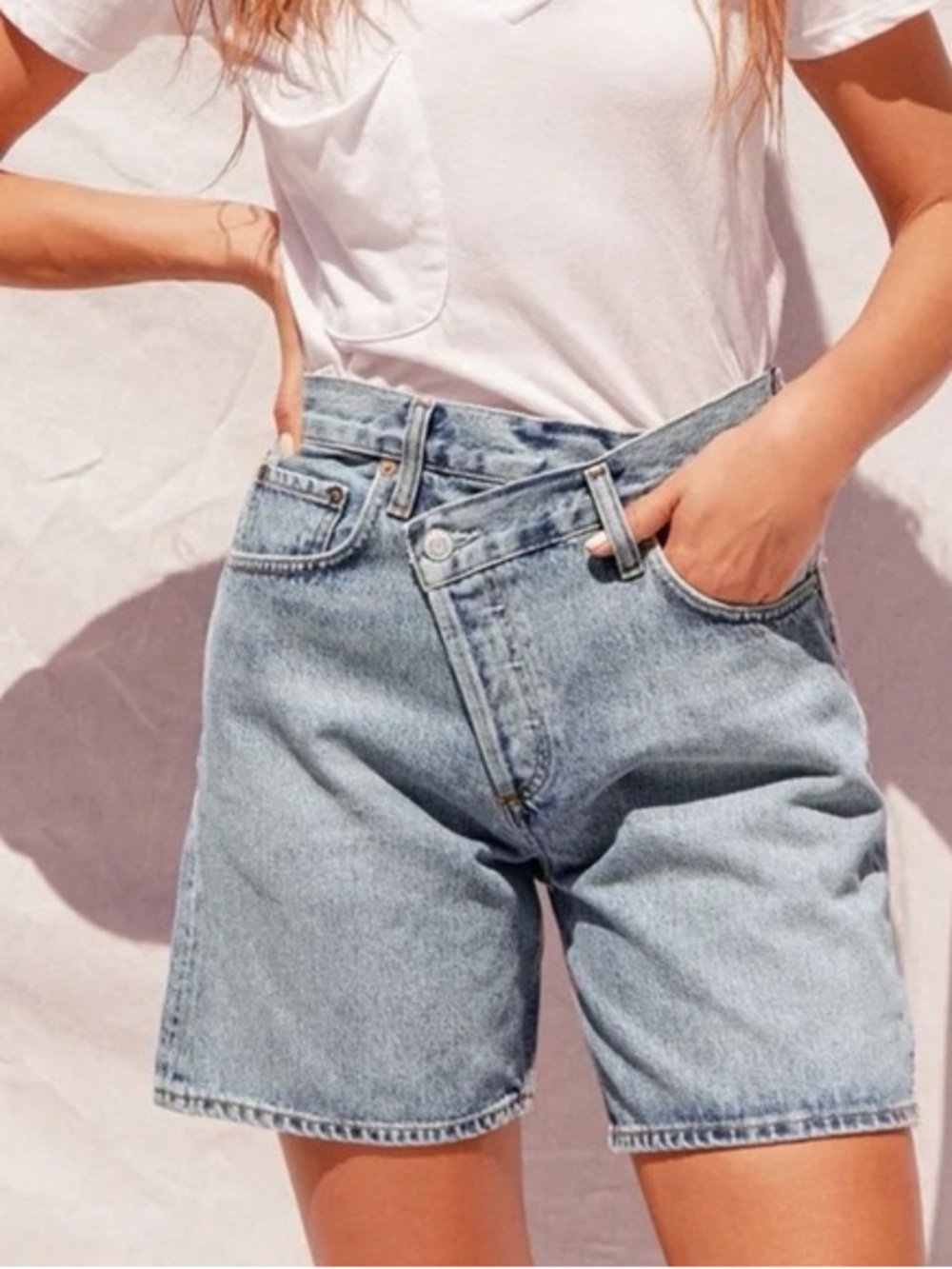 Agolde Criss Cross Shorts